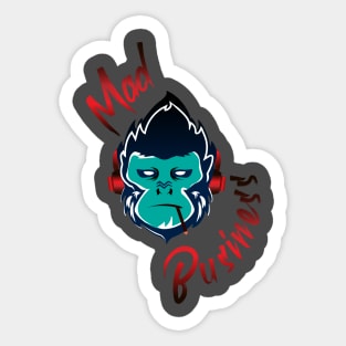 Mad Monkey Sticker